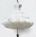 White Voluminous Multi-Tiered Lace Petticoat Underskirt for Lolita