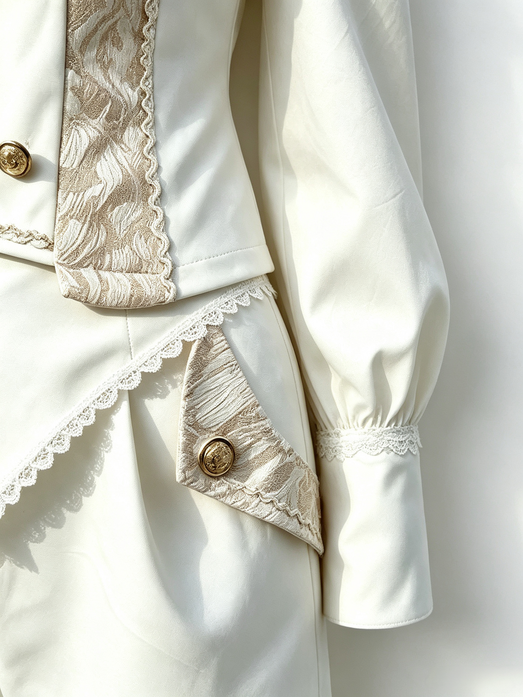 Vintage Prince Long Sleeve Shorts Lolita Suit