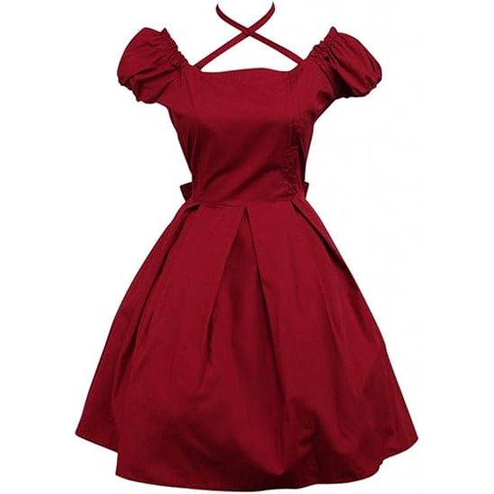 Sweet Short Sleeve Cotton Lolita Dress