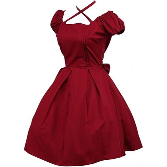 Sweet Short Sleeve Cotton Lolita Dress